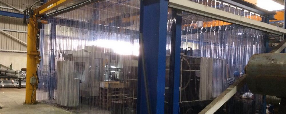 PVC Streifen Vorhang Meterware Doppelt Gerippt 200x2mm > Shop EFD